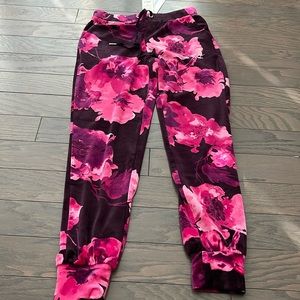 NWT juicy couture watercolor blooms velvet sweatpants